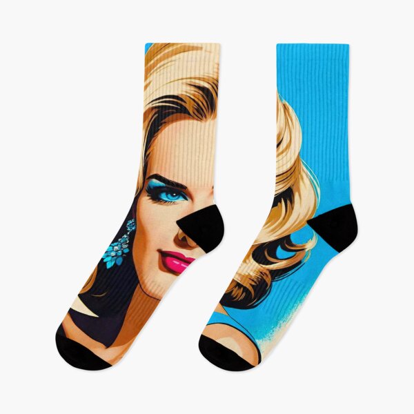 Item preview, Glamorous Diva: Blonde Hair and Blue Eyes Beauty designed and sold by GrizzlyCollective.
