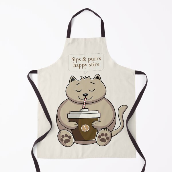 Item preview, sips & purrs happy stirs designed and sold by Cheerist .