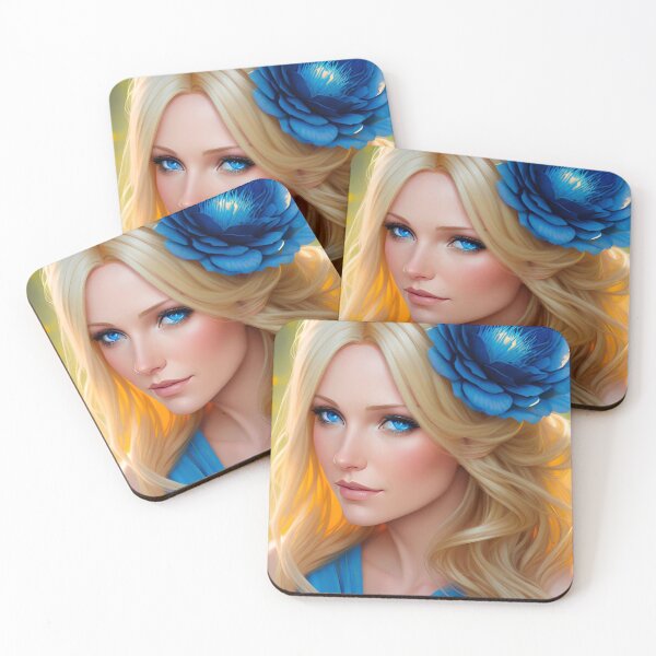 Item preview, Radiant Elegance: Gorgeous Blonde Bridesmaid designed and sold by GrizzlyCollective.