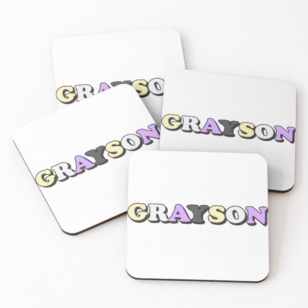 Item preview, grayson nonbinary flag custom name: grayson designed and sold by wordswithfonts.