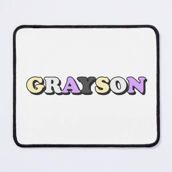 Item preview, grayson nonbinary flag custom name: grayson designed and sold by wordswithfonts.