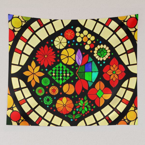 Item preview, Intricate Harmony: Stained Glass Pattern Design designed and sold by GrizzlyCollective.