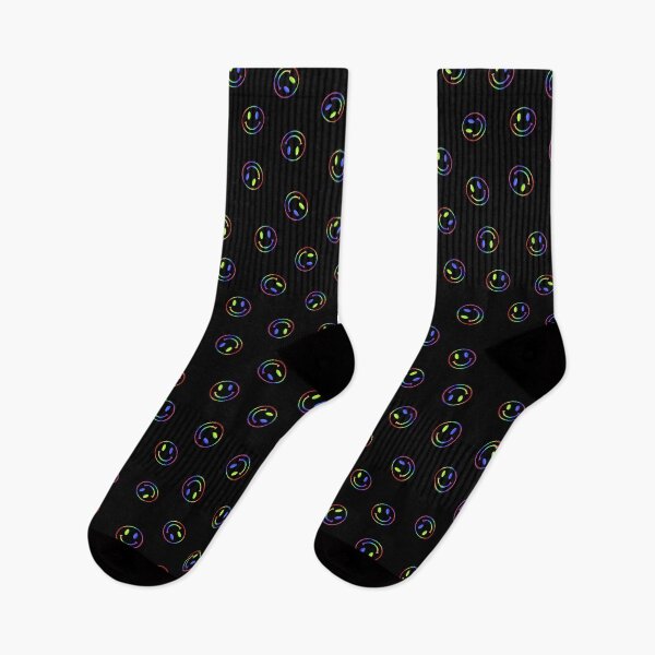 Item preview, Smiley Face Pattern, Rainbow designed and sold by velvetearth.