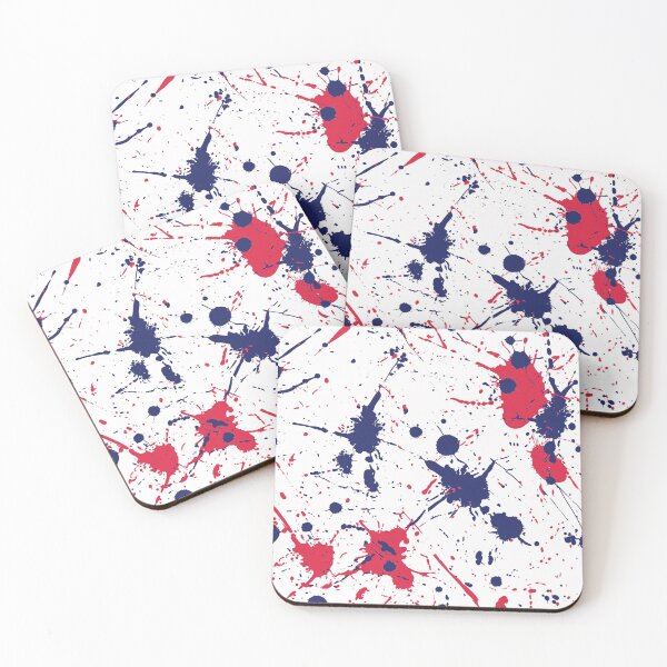 Item preview, Abstract Paint Splatter Patterns in Red White and Blue v2 | Phone case, Blanket, Cushion designed and sold by BuzzworthyShop.