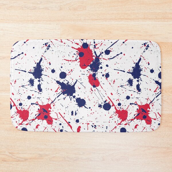 Item preview, Abstract Paint Splatter Patterns in Red White and Blue v2 | Phone case, Blanket, Cushion designed and sold by BuzzworthyShop.