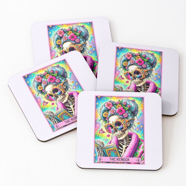 Item preview, The Reader Woman Funny Skeleton Tarot Card Parody designed and sold by Margival.