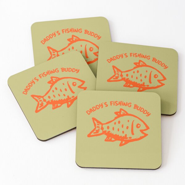 Item preview, Father's Day Gifts for Dad - Daddy's Fishing Buddy - Orange Kids T-Shirt designed and sold by Rsn4AllSeasons.