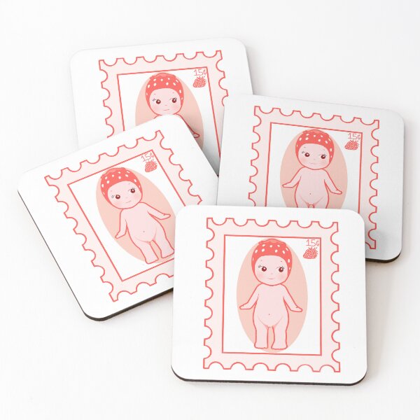 Item preview, Sonny angel mail stamp ( bright pink version) designed and sold by honestly2cute.