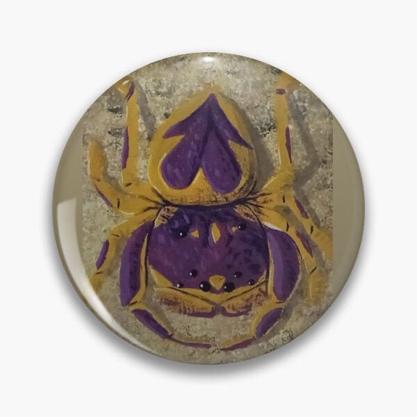 Item preview, Gold and purple jumping Spider designed and sold by Joe Mogel.