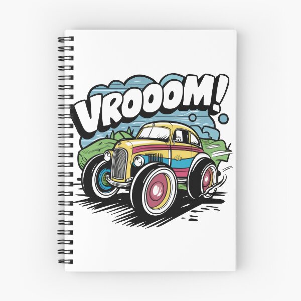 Item preview, Comic Car Vrooom! Comic Style Car designed and sold by Quirky Shirts.