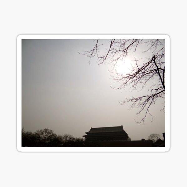 Item preview, Monochrome - Fobidden City On a Foggy Day - Beijing China designed and sold by exploramum.