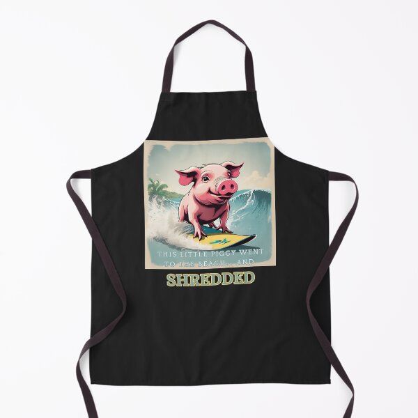 Item preview, This little piggy went to the beach... and shredded designed and sold by FitEnvy.