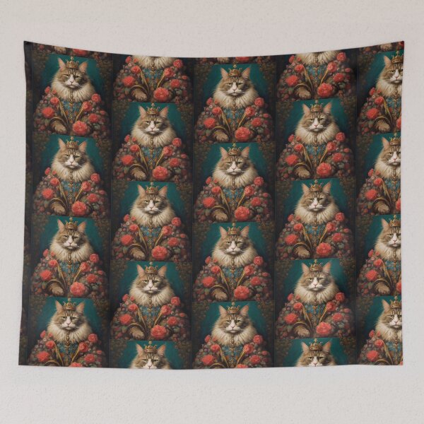 Item preview, queen cat  designed and sold by Timilena.