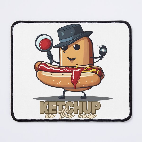 Item preview, Ketchup on the case, Hot Dog detective designed and sold by FitEnvy.