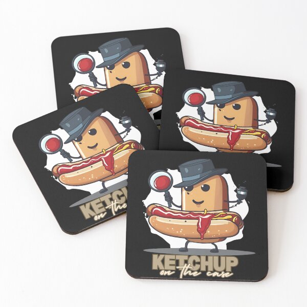 Item preview, Ketchup on the case, Hot Dog detective designed and sold by FitEnvy.