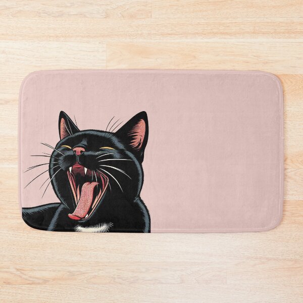 Item preview, Cat yawning designed and sold by NinjaL11.