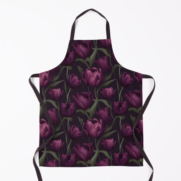 Item preview, Purple Tulips - dark florals designed and sold by PeachyLitchi.