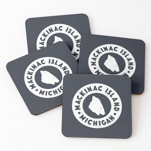 Item preview, Vintage Mackinac Island Circle Badge designed and sold by deadmansupplyco.