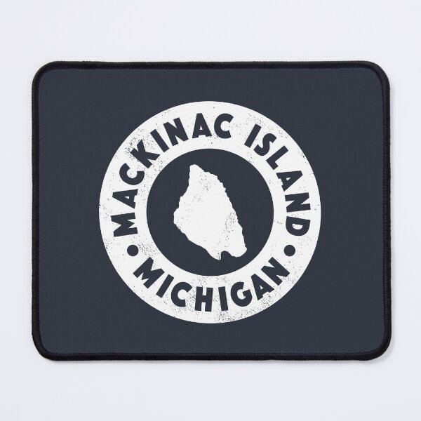 Item preview, Vintage Mackinac Island Circle Badge designed and sold by deadmansupplyco.