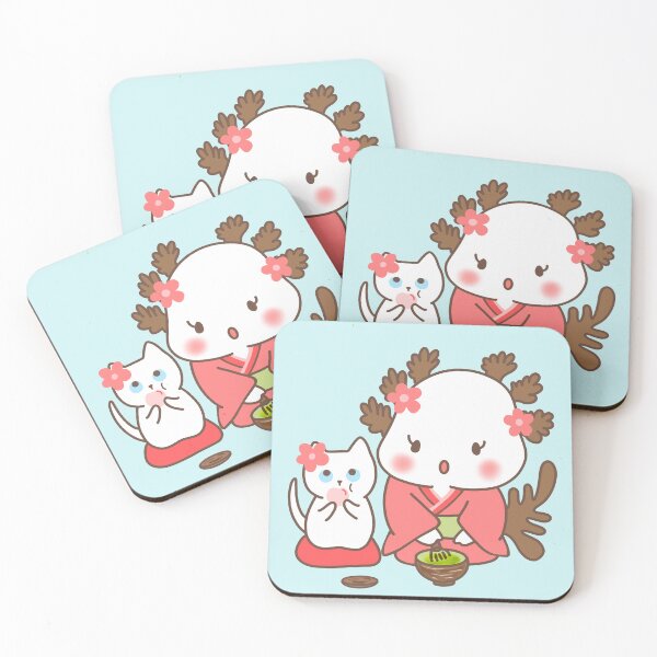 Item preview, Matcha yori Dango-抹茶より団子-Haato the Gang of Salamander-Axolotl designed and sold by lazycat14.