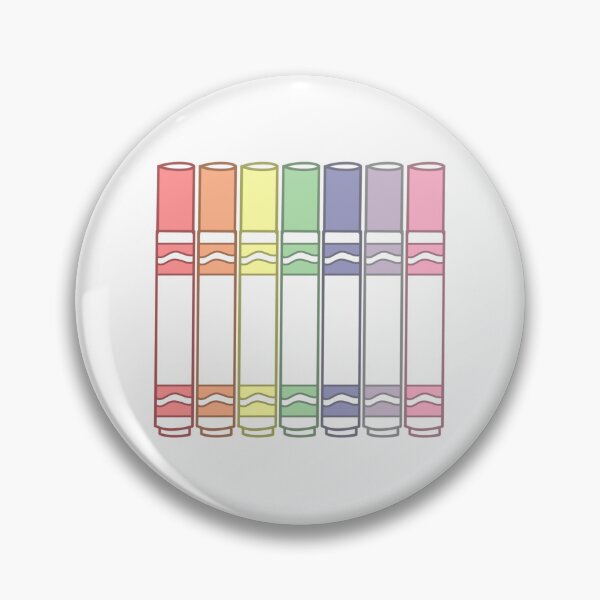 Item preview, Pastel Rainbow Markers designed and sold by Whylimecreates.