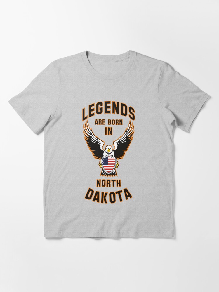 Alternate view of Legends are born in North Dakota Essential T-Shirt