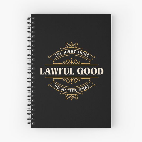 Item preview, Lawful Good Funny Tabletop RPG Alignment designed and sold by pixeptional.