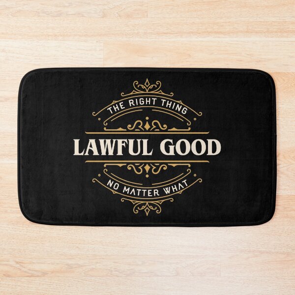 Item preview, Lawful Good Funny Tabletop RPG Alignment designed and sold by pixeptional.