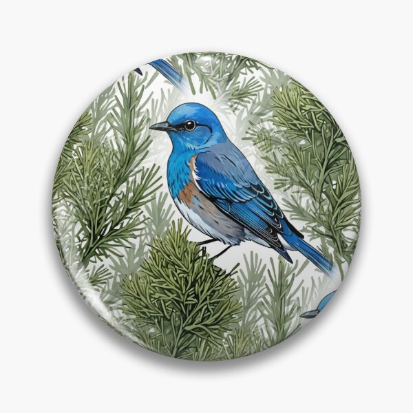 Item preview, Nevada Mountain Bluebird And Sagebrush Pattern 1 designed and sold by taiche.