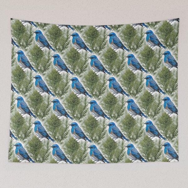 Item preview, Nevada Mountain Bluebird And Sagebrush Pattern 1 designed and sold by taiche.