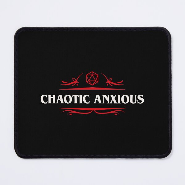 Item preview, Chaotic Anxious Funny Tabletop RPG Alignment designed and sold by pixeptional.