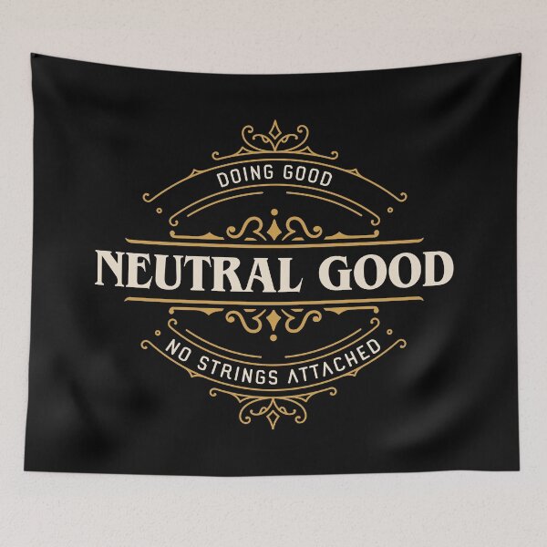 Item preview, Neutral Good Funny Tabletop RPG Alignment designed and sold by pixeptional.