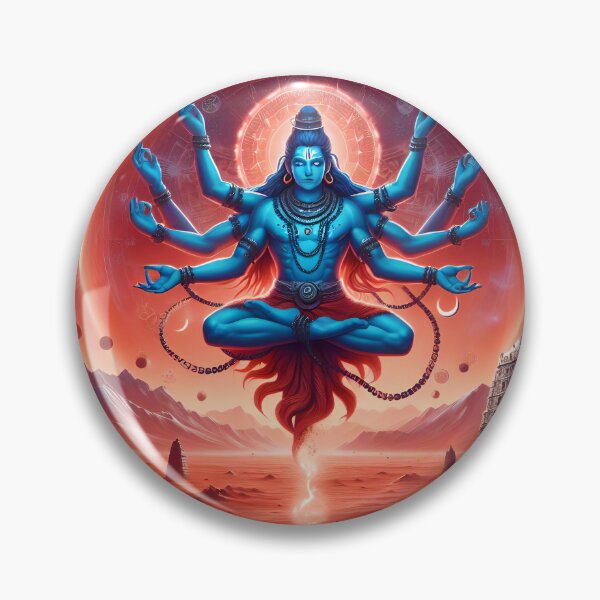 Artikelvorschau, Shiva auf dem Mars - Generative Outsider Art entworfen und verkauft von deepglitchart.