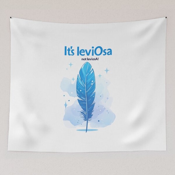 Item preview, It is leviOsa, not leviosA! - Feather - Fantasy designed and sold by Fenay Designs.