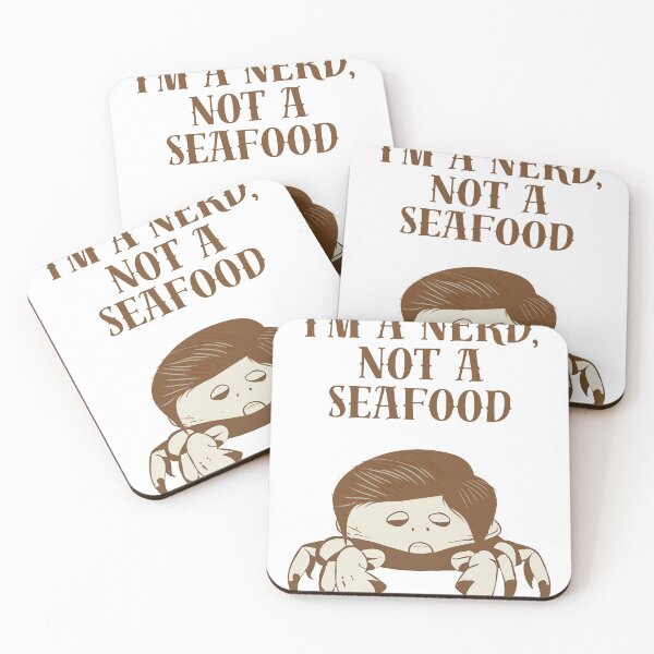 Item preview,  I'm a Nerd, Not a Seafood: Embrace Your Inner Brainiac Crab designed and sold by GorinART.