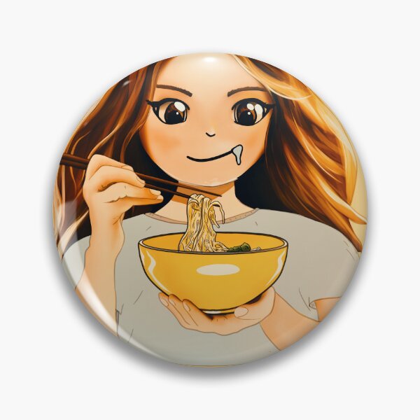 Artikelvorschau, Hungriges süßes Mädchen isst Spaghetti entworfen und verkauft von Kat-D-Art.