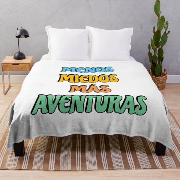 Item preview, Menos miedos, más aventuras - Spanish motivational designed and sold by Inspirationmotivation.