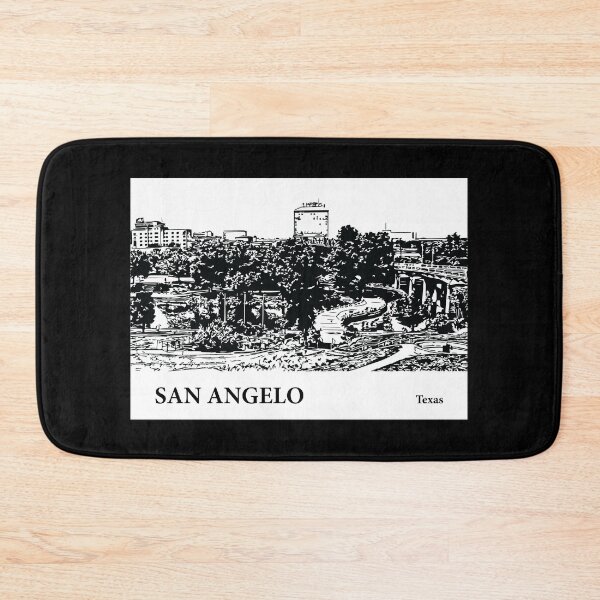 Item preview, San Angelo Texas designed and sold by Lakeric Cityscapes.