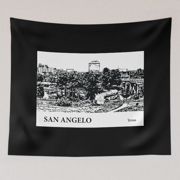 Item preview, San Angelo Texas designed and sold by Lakeric Cityscapes.