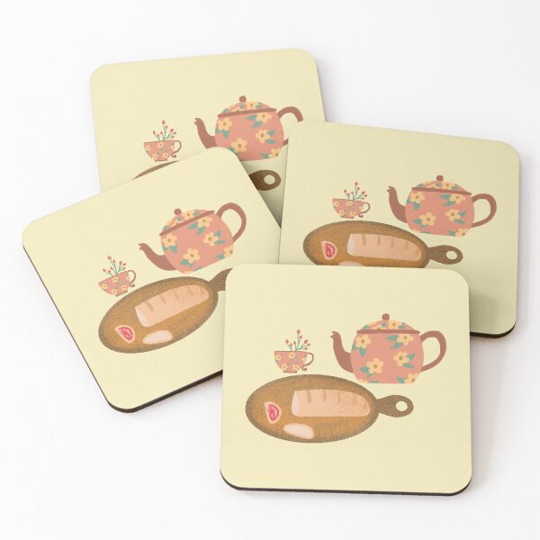 Item preview, Teatime with freshly baked bread designed and sold by pinkyfish1010.