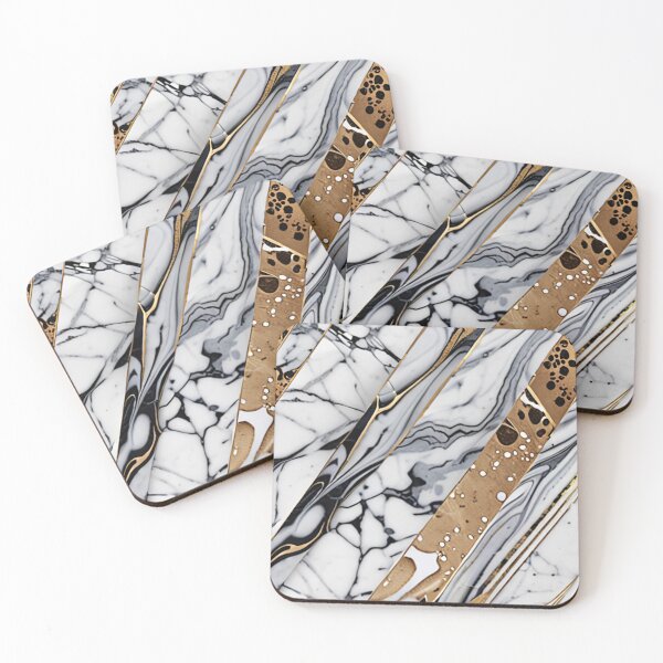 Item preview, Abstract , Marble , Gold , Copper , White , Painting , Poster , anime posters , anime stickers , iPhone Case , Wall Art designed and sold by fineartstyles4u.
