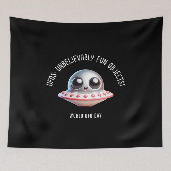 Item preview, UFOs: Unbelievably fun objects - World UFO Day designed and sold by Pflugart.