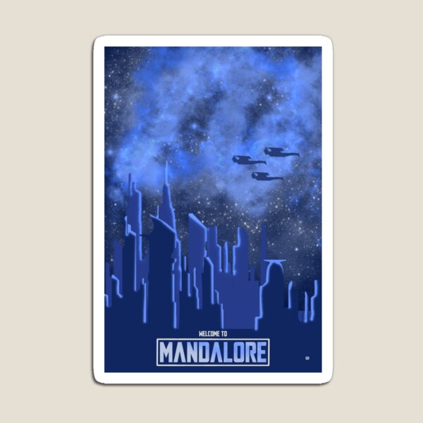 Vista previa del artículo con la obra «Cartel de película minimalista Cartel clásico Mandalore Night», diseñado y vendido por gibbondragon.