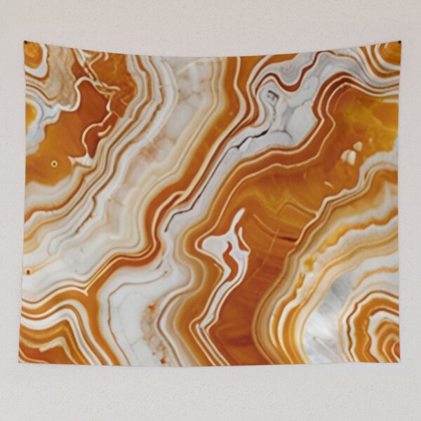 Item preview, Abstract , Marble , Gold , Copper , White , Orange , Tigers eye , Painting , Poster , anime posters , anime stickers , iPhone Case , Wall Art designed and sold by fineartstyles4u.