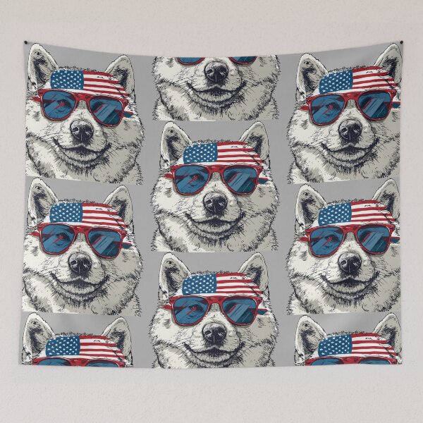 Item preview, American 4th July Dog #3 designed and sold by SayItWithYours.