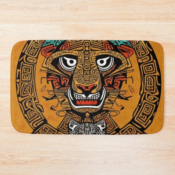 Item preview, Abstract , Aztec , Maya , Mexica , Jaguar , Copper , Gold , Orange , Warrior , Painting , Poster , anime posters , anime stickers , iPhone Case , Wall Art designed and sold by fineartstyles4u.