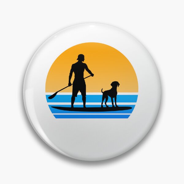 Item preview, SUP and Pointer Standup Paddleboarding German Shorthaired Dog Dad designed and sold by Guarddogdrive.