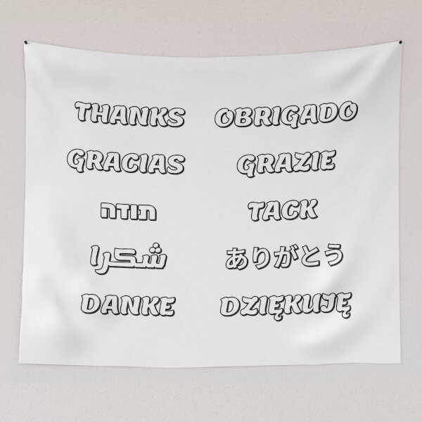 Item preview, Thanks in many languages designed and sold by Inspirationmotivation.