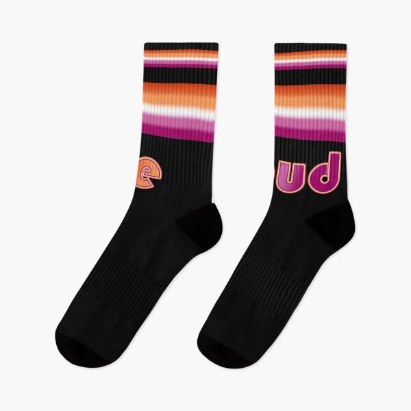 Item preview, Be Proud Lesbian Flag designed and sold by Scrabbly Doodles.
