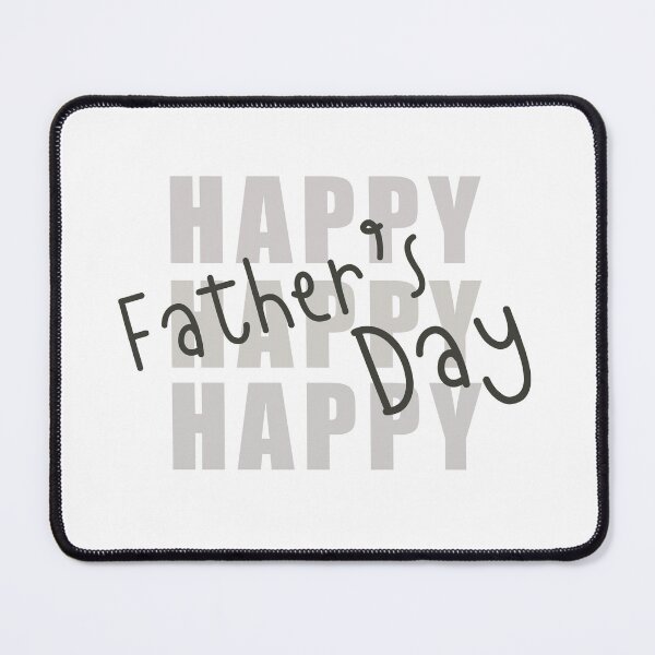 Item preview, Happy Fathers Day in GRAY.  designed and sold by Ribbin sri.